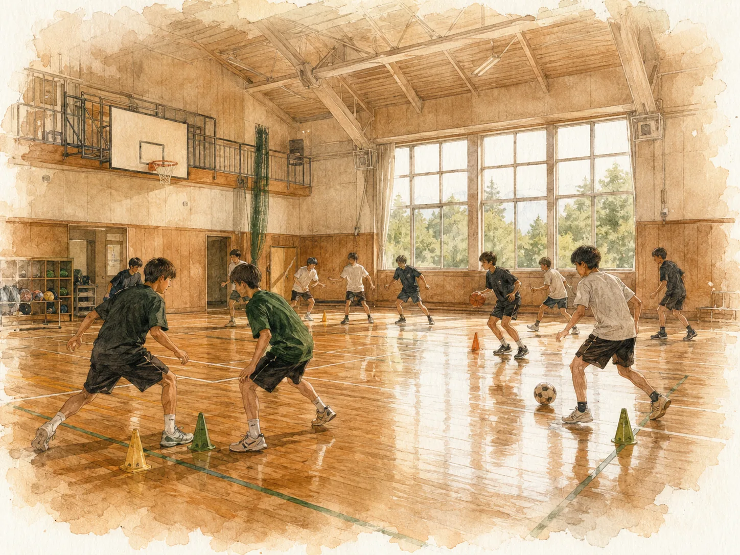 Zero Next One BASE NIIKAPPUの体育館内観